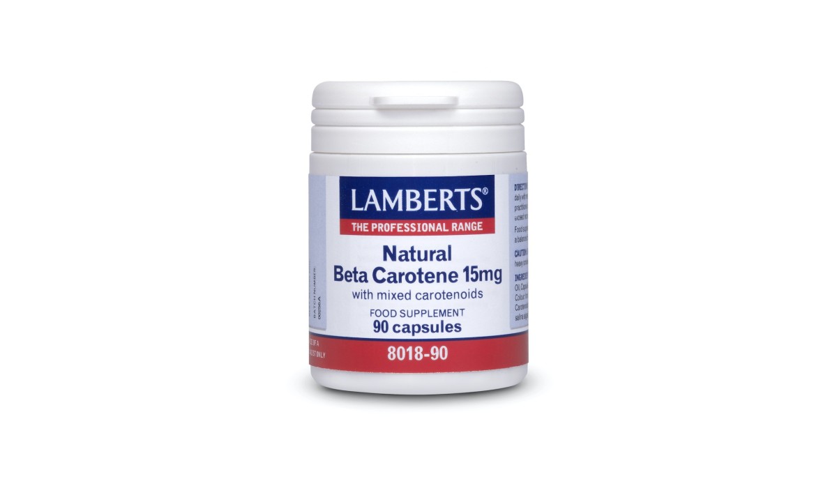 Lamberts Natural Beta Carotene 15mg – 90 Caps