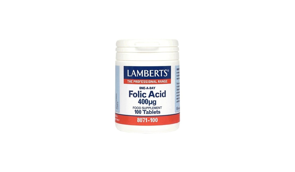 Lamberts Folic Acid 400mcg 100 Tabs