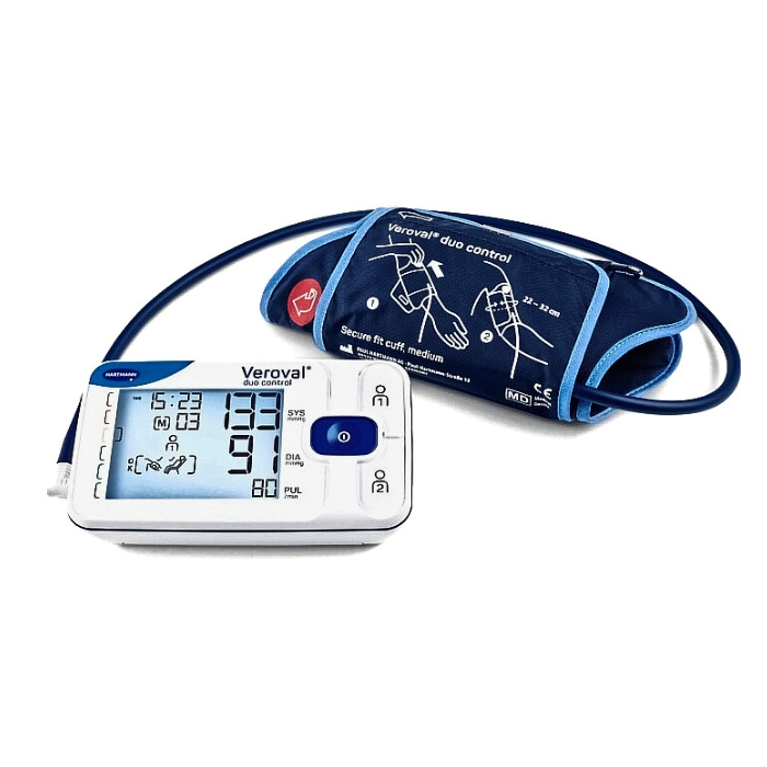 Νέο Hartmann Veroval Duo Control Medium 925505 Ηλεκτρονικό Πιεσόμετρο Μπράτσου Με 3πλή Μέτρηση & Bluetooth