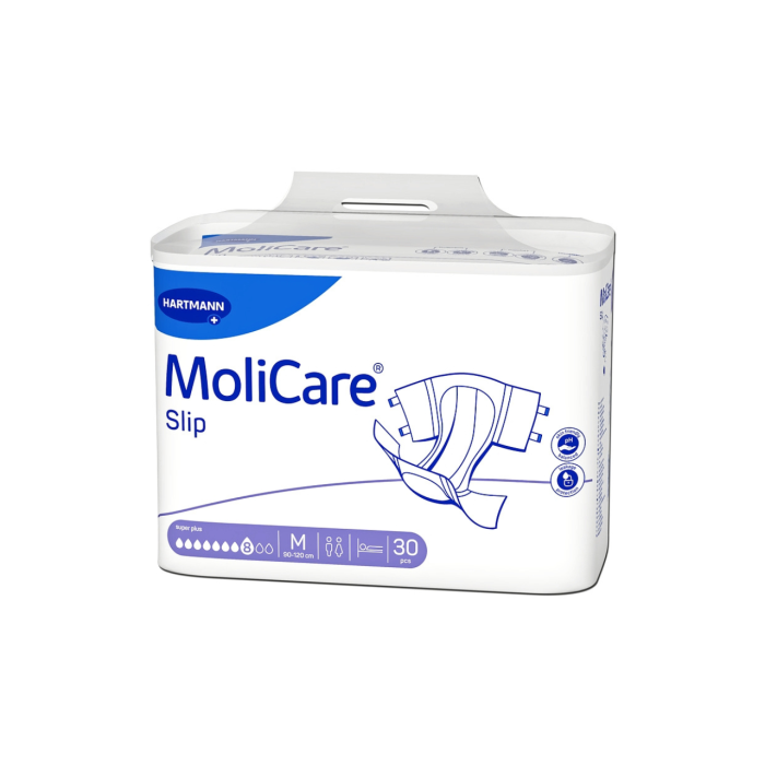 Νέα Hartmann MoliCare Mobile Slip Super Plus Πάνες Ακράτειας Νύχτας  Medium (M) 8 Σταγόνες 30 τμχ