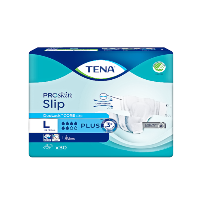 TENA ProSkin Slip Plus Πάνες Ακράτειας Ενηλίκων Large 30 τμχ