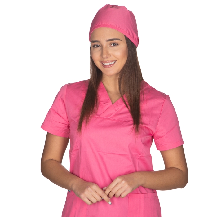 ALEZI Ιατρικό Σκουφάκι Unisex Ροζ - One Size